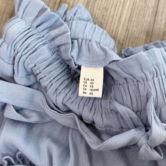 Blue Boho Skirt & Top Set - XS - Picture 4 of 5